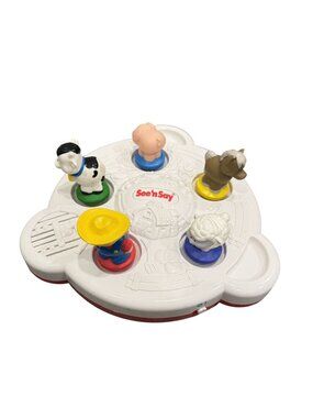 Vintage 1995 Mattel See 'N Say Old McDonald Farm Animals Sounds Musical 3D Toy